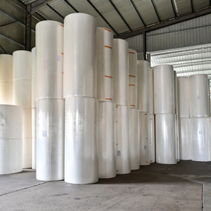 Materias primas de papel personalizadas 1150m m blancas de la servilleta del monograma